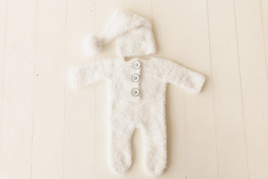 ふわふわ雪だるま衣装&ぬいぐるみ