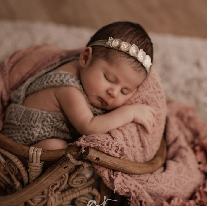 ヘッドバンド　ベージュ