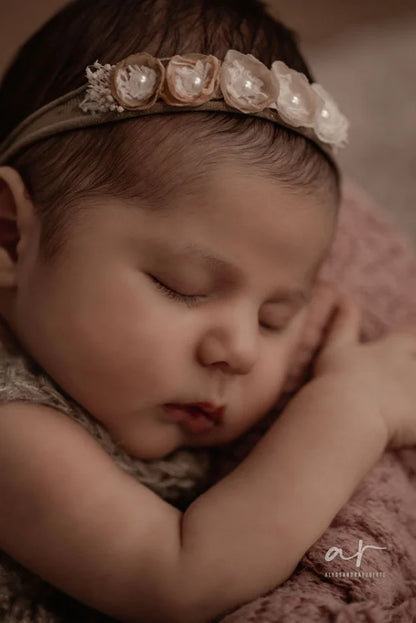 ヘッドバンド　ベージュ