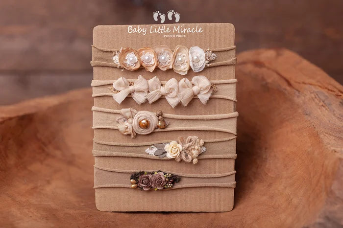 ヘッドバンド　ベージュ