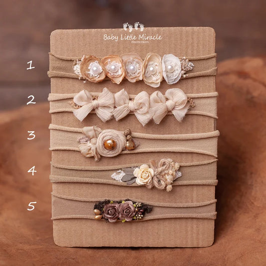 ヘッドバンド　ベージュ