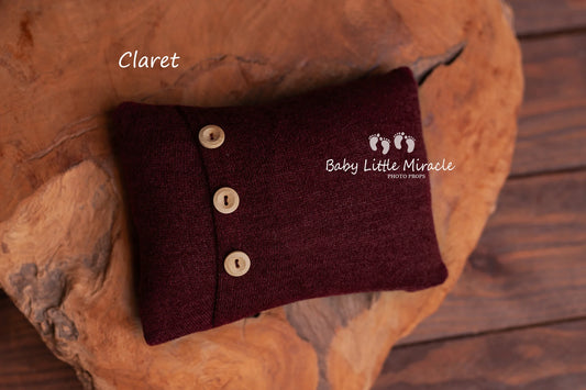 サマンサ 木製ボタン付まくら