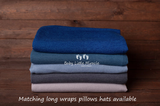 サマンサのバックドロップ＆おくるみセット　ブルー系