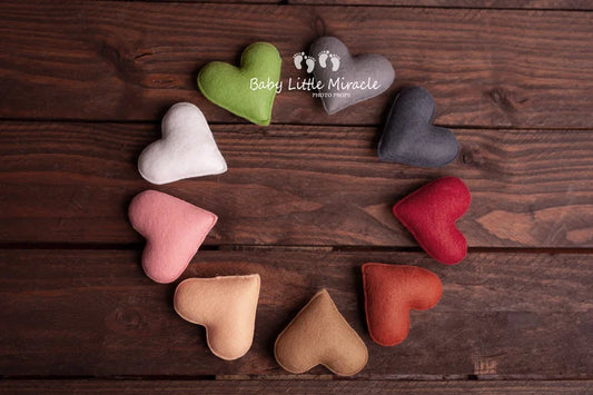 フェルト生地　ハート①