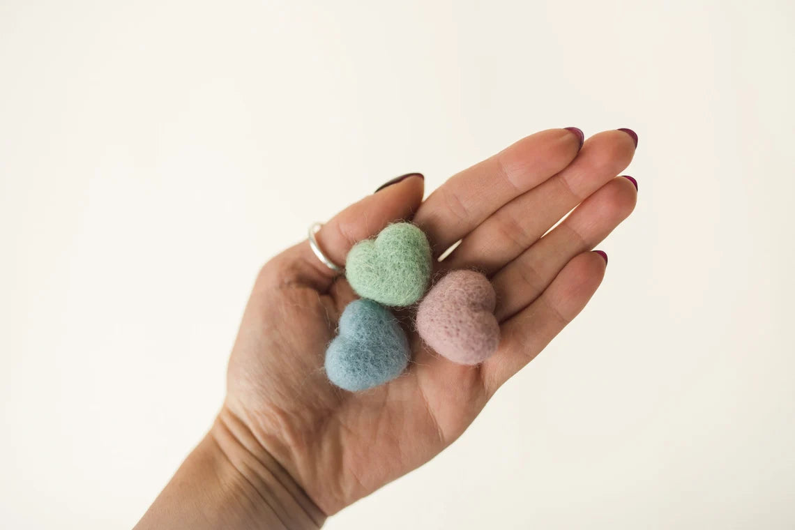 フェルト生地ぬいぐるみ(ハート)