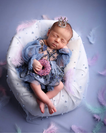 多機能レース生地(パールビーズ付き)