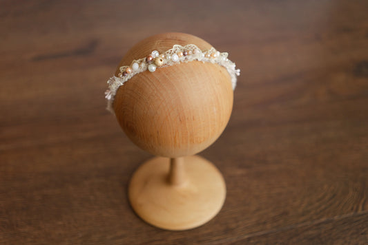 ふわふわ羽毛ヘッドバンド