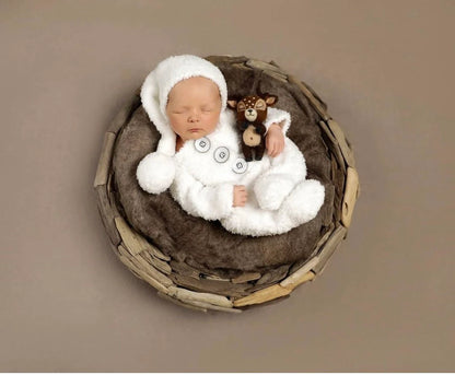 ふわふわ雪だるま衣装＆ぬいぐるみ