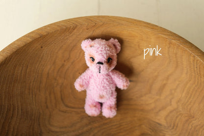 ふわふわ手編みのテディベア