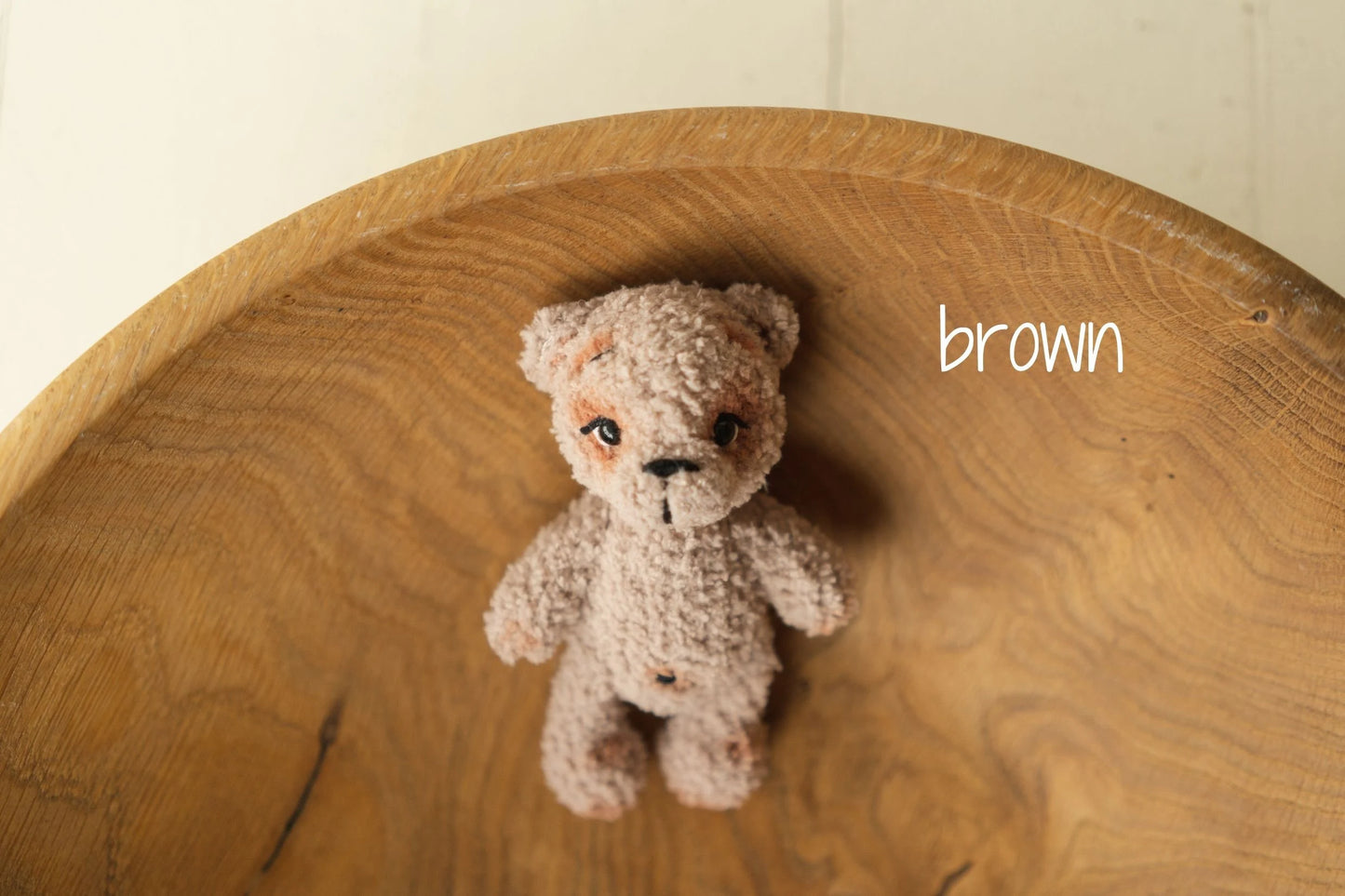 ふわふわ手編みのテディベア