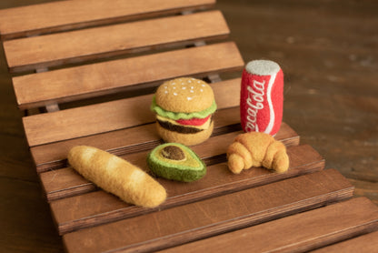 フェルト生地ぬいぐるみ（フード）