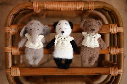 手編みのぬいぐるみ（専用ニット付）