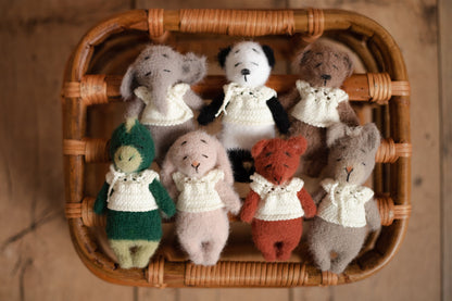 手編みのぬいぐるみ（専用ニット付）