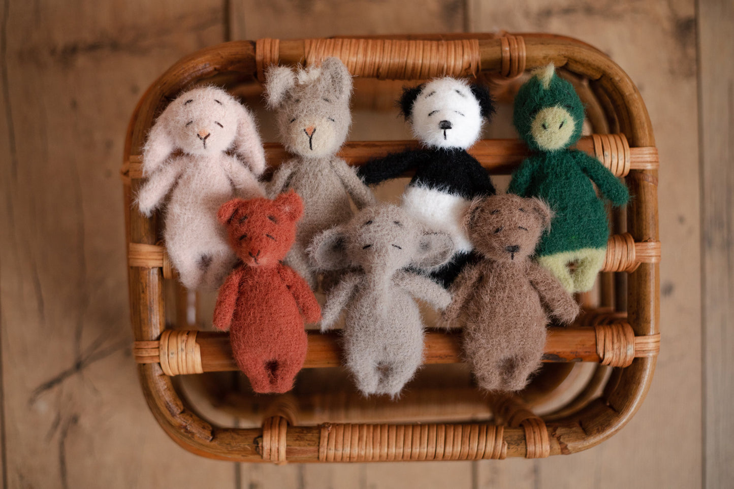 手編みのぬいぐるみ（専用ニット付）