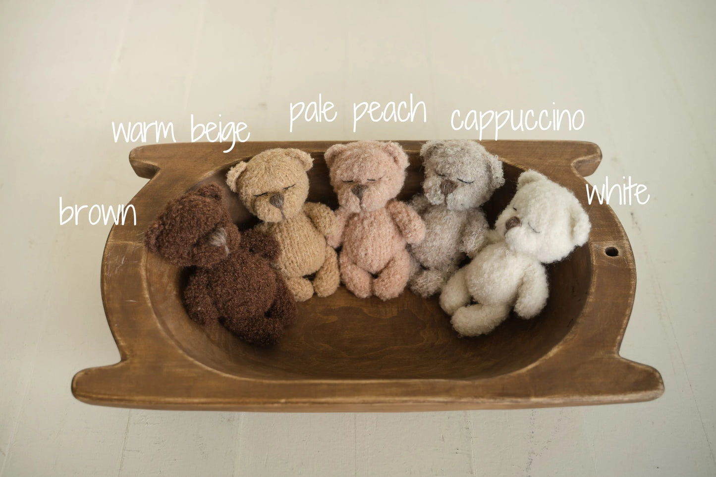 ブークレ素材のテディベア