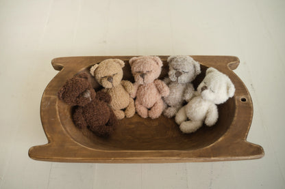 ブークレ素材のテディベア