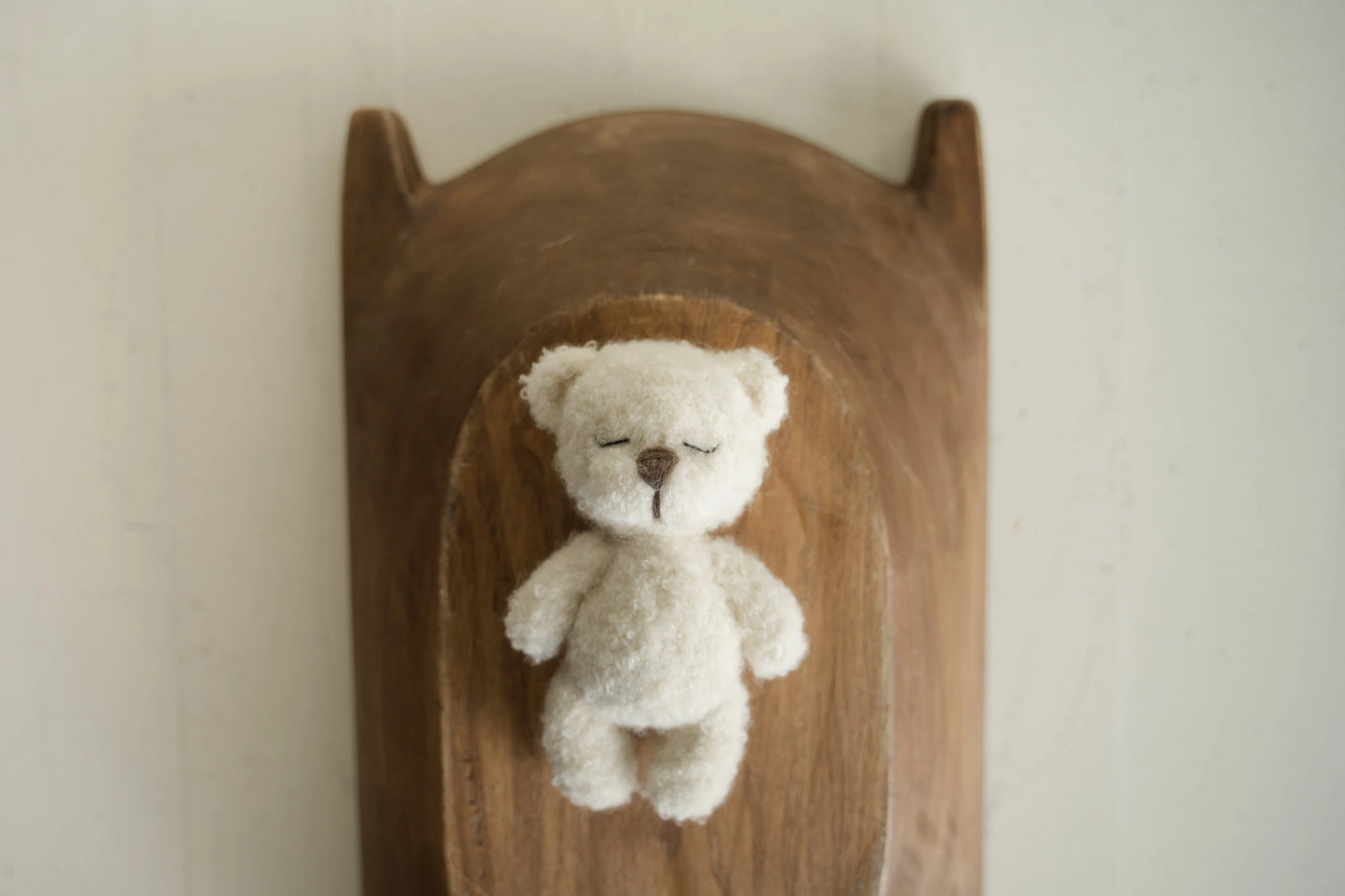 ブークレ素材のテディベア