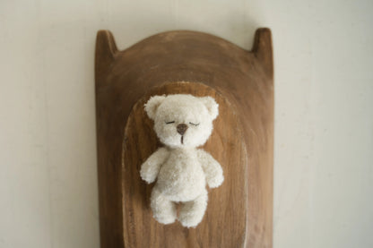 ブークレ素材のテディベア