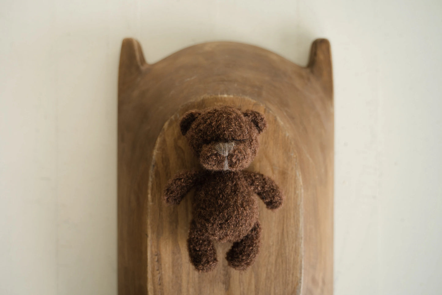 ブークレ素材のテディベア