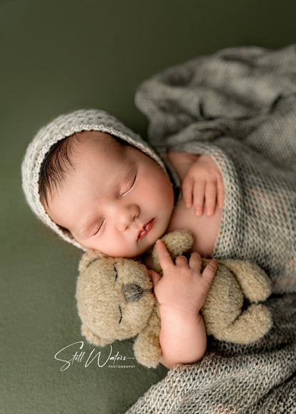 ブークレ素材のテディベア