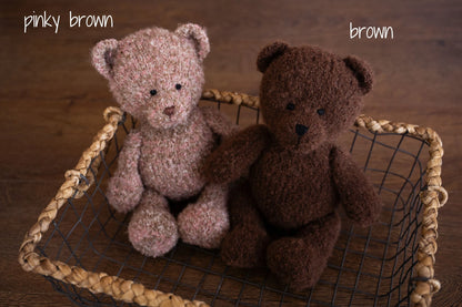 ブークレ素材のテディベア