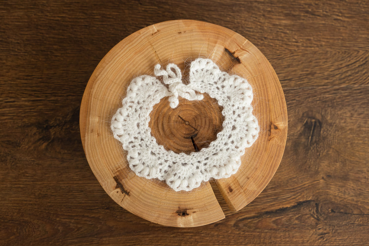 アンゴラウール使用の カラー(襟)