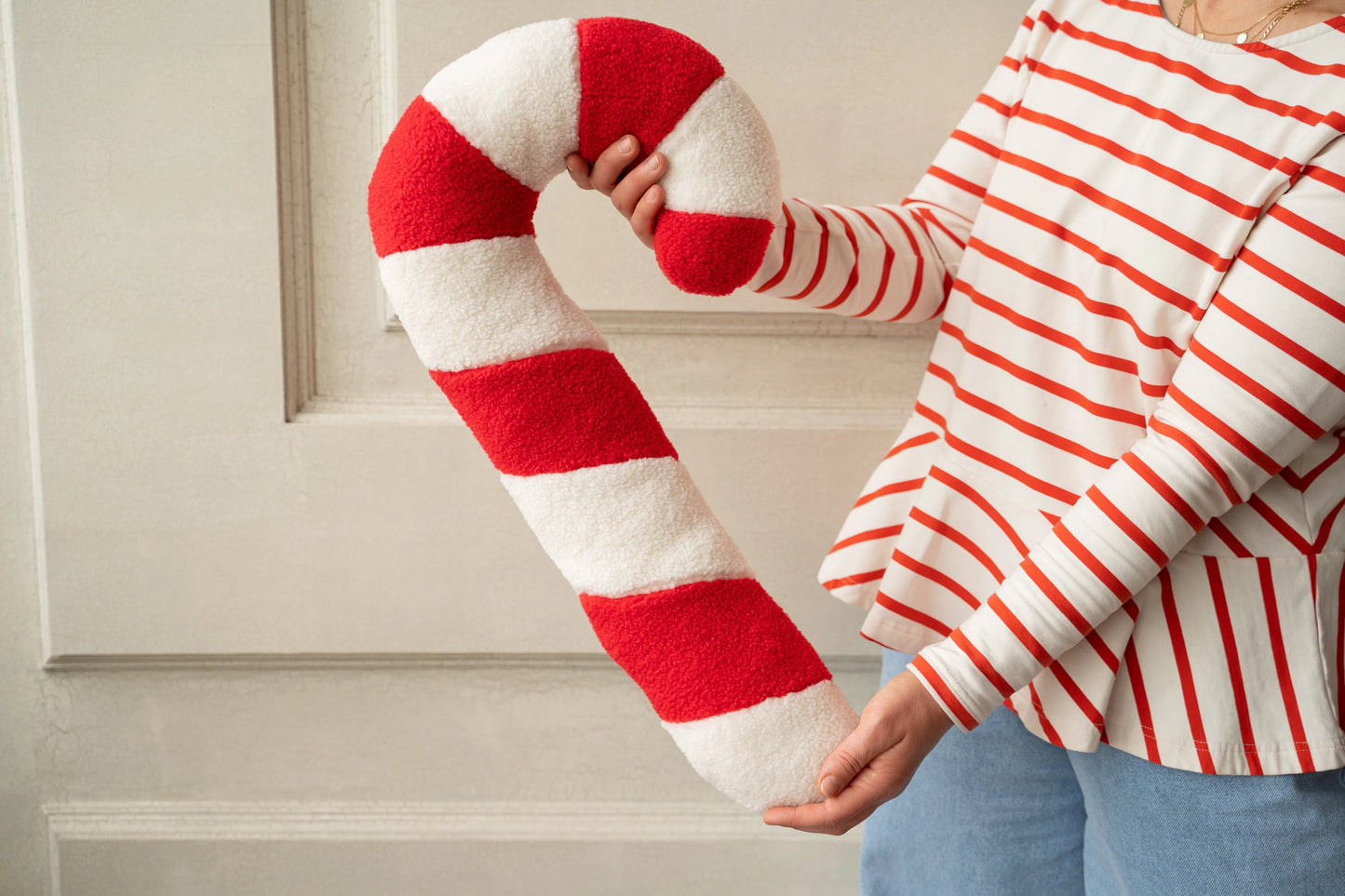 ポージング用まくら(クリスマスキャンディ)