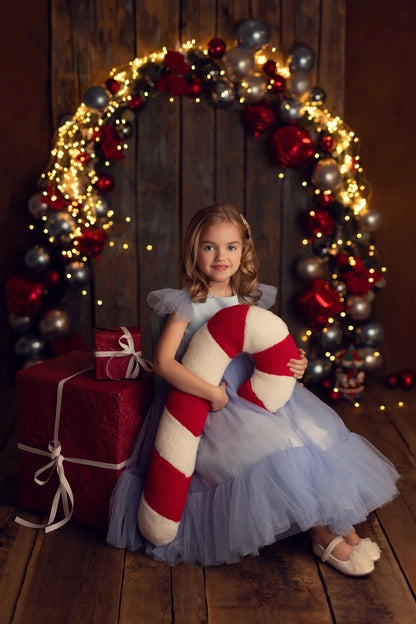 ポージング用まくら(クリスマスキャンディ)