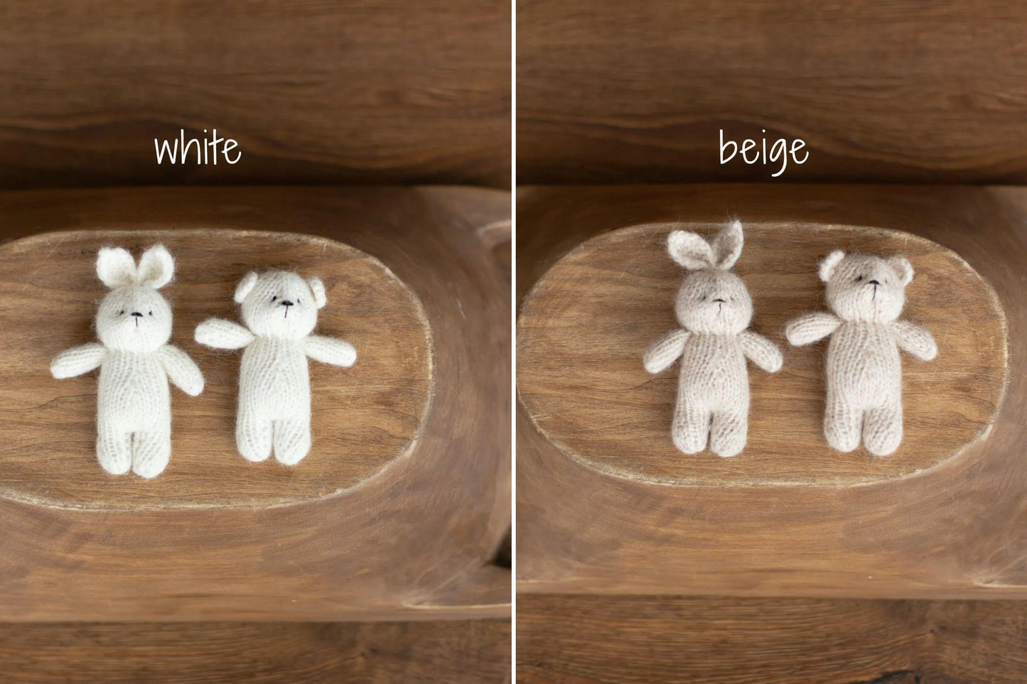 手編みのテディベア＆バニー