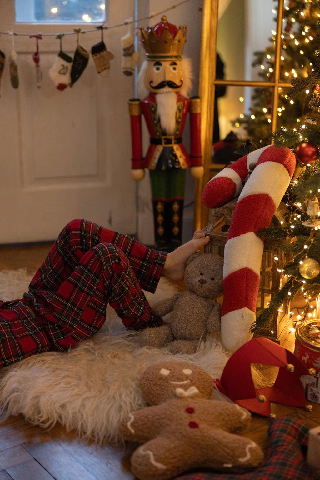 ジンジャーブレッドマン　まくら/クリスマスデコレーション