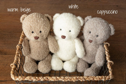 ブークレ素材のテディベア