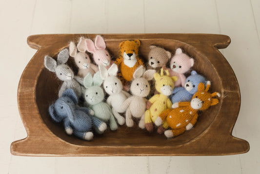 アンゴラウール使用のぬいぐるみ（どうぶつ③）