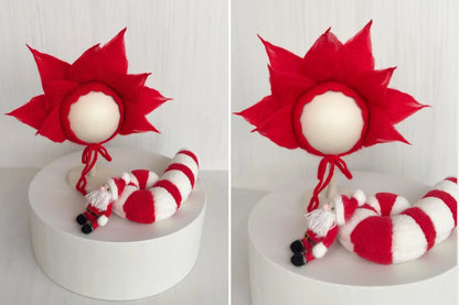 ポージング用まくら(クリスマスキャンディ)