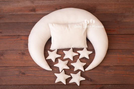 ベルベット生地使用のまくら＆ムーン・リトルスター