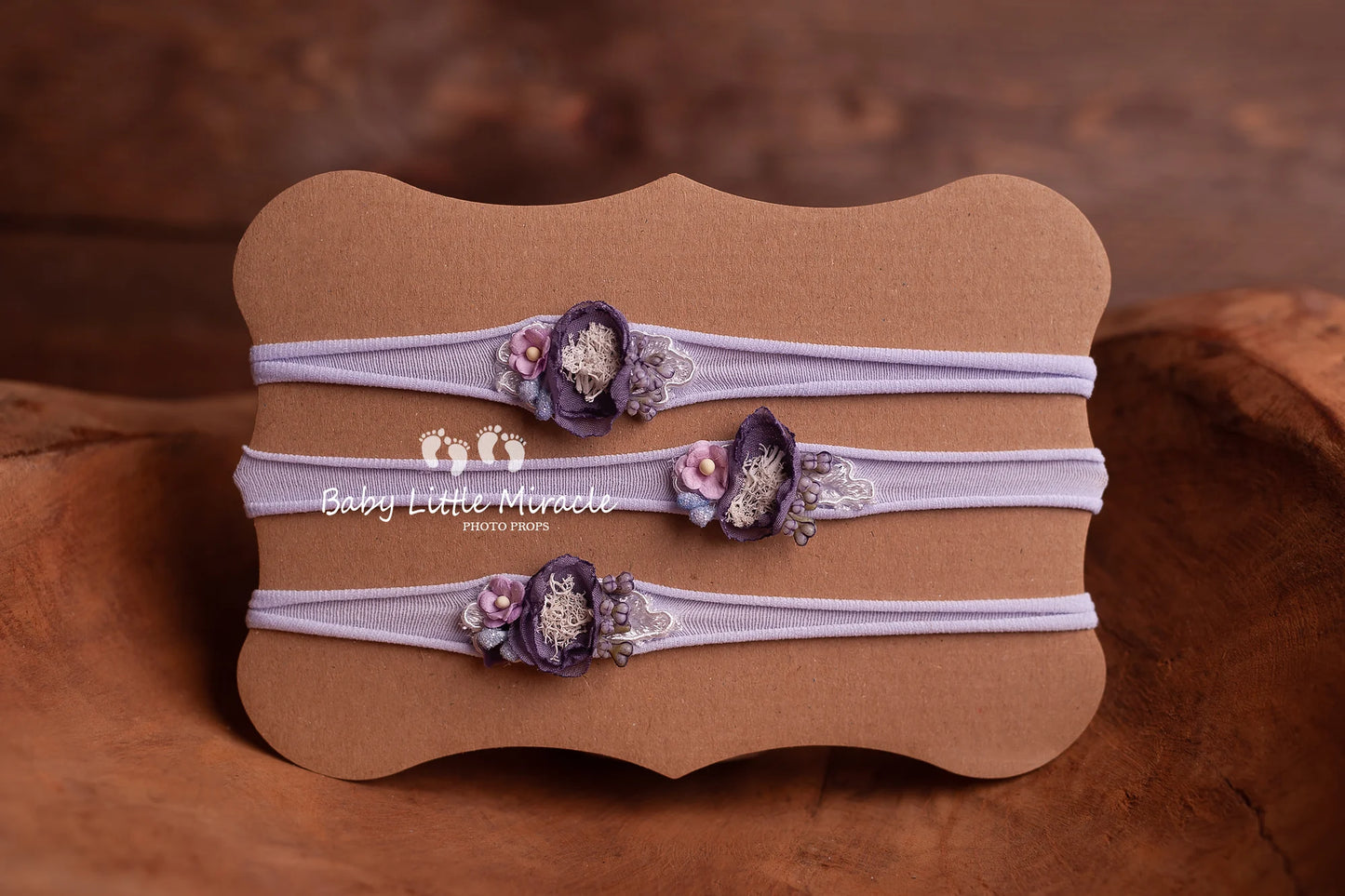 ヘッドバンド　ラベンダー