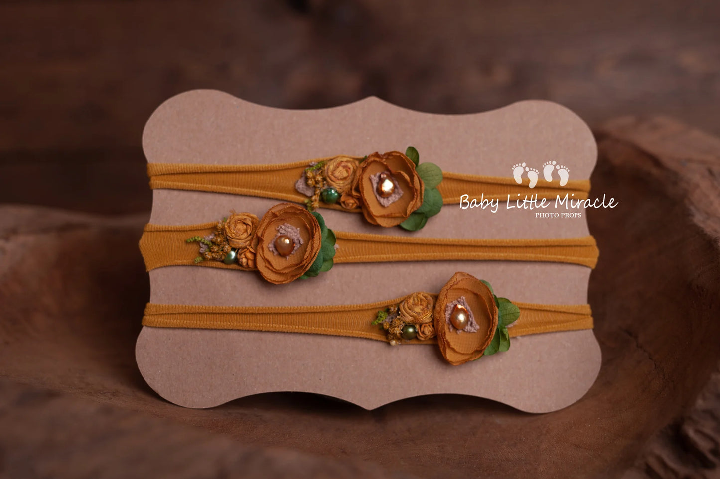 ヘッドバンド　マスタード