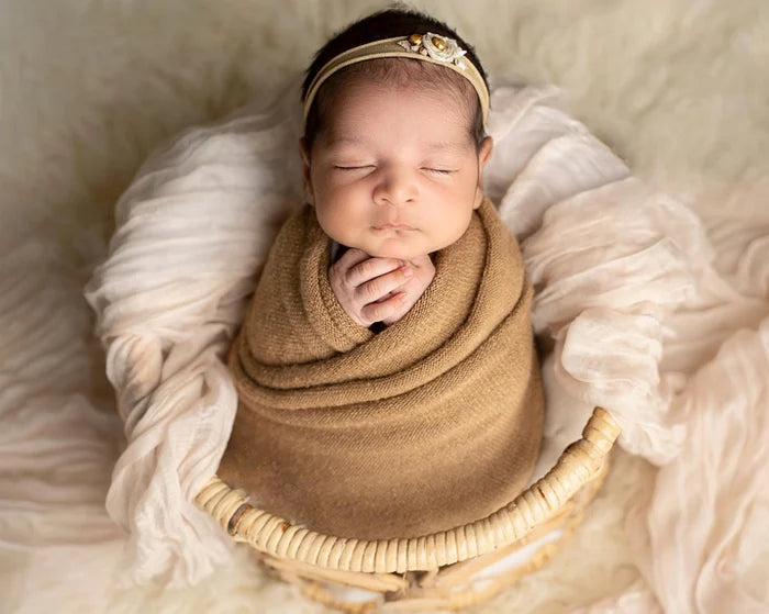 ヘッドバンド　ベージュ