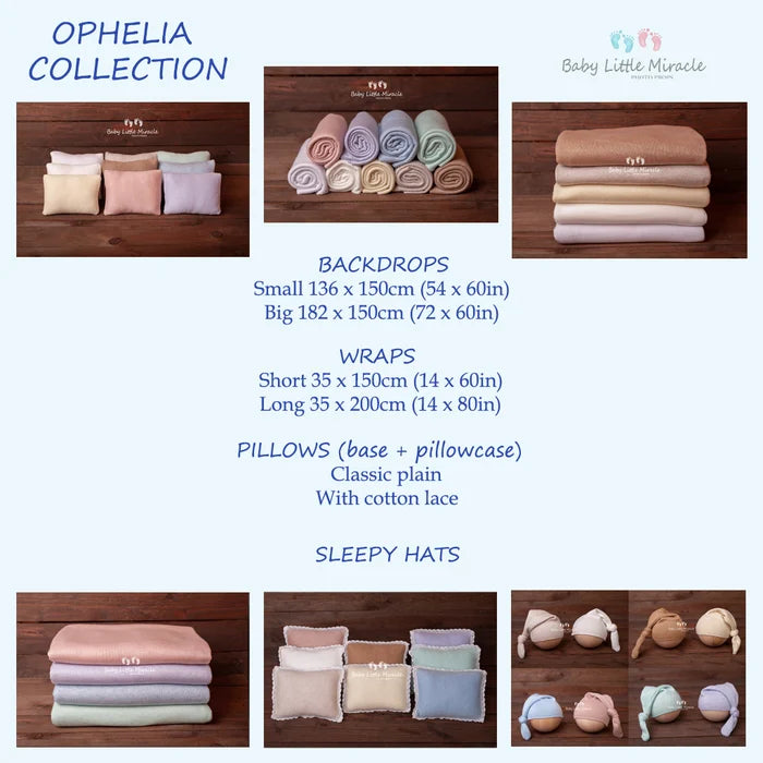 オフェリアのバックドロップ＆おくるみセット　ナチュラル