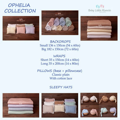 オフェリアのバックドロップ＆おくるみセット　ナチュラル