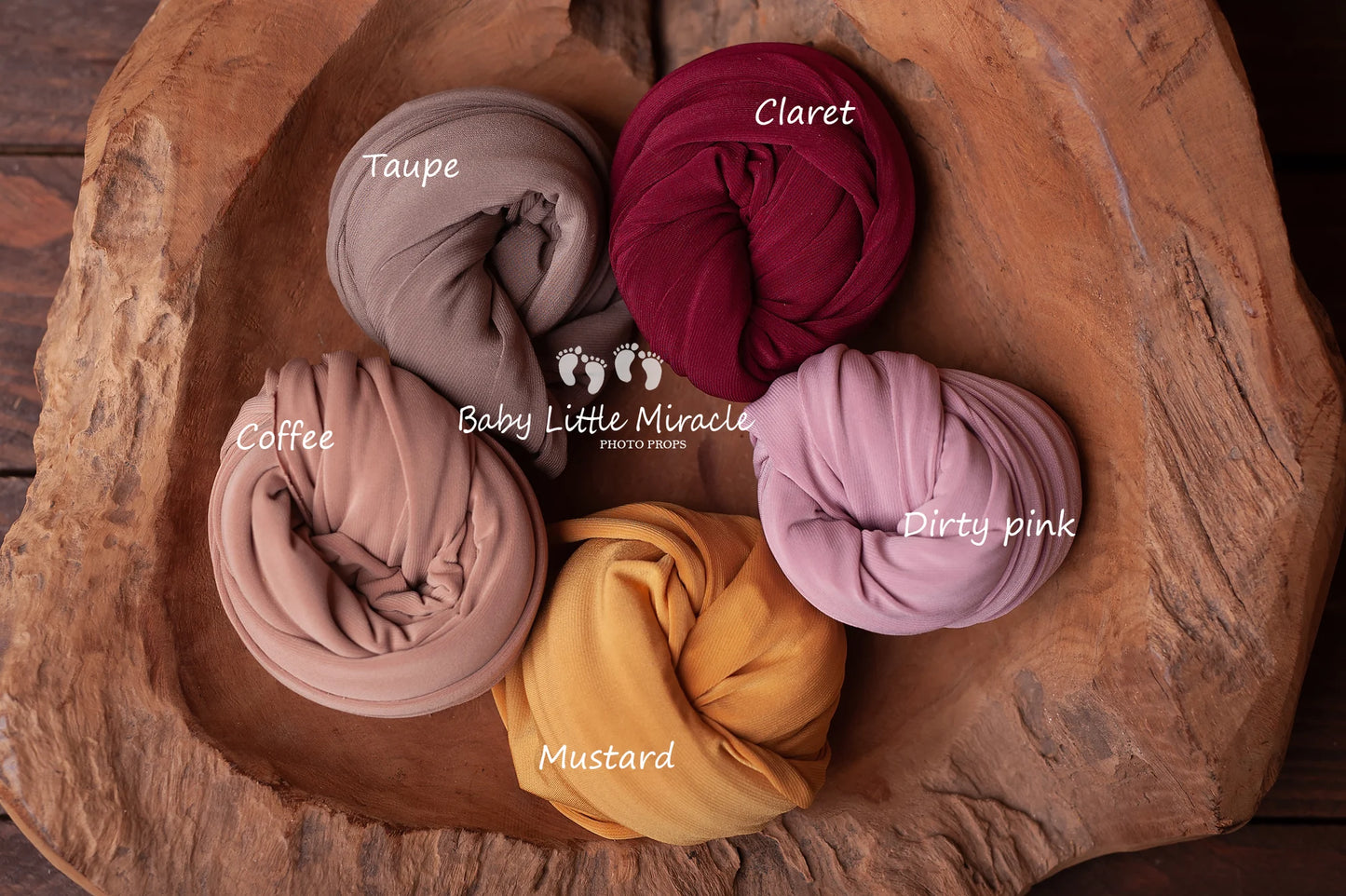 ジュリアバックドロップ、おくるみ、まくら、ハット