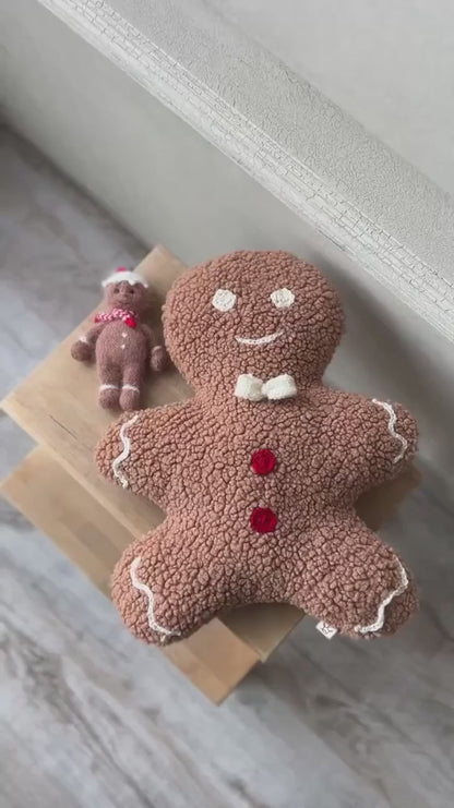 ジンジャーブレッドマン　まくら/クリスマスデコレーション