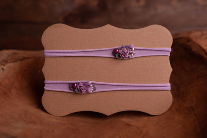 ヘッドバンド　ラベンダー