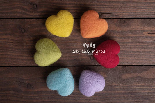 フェルト生地　ハート②