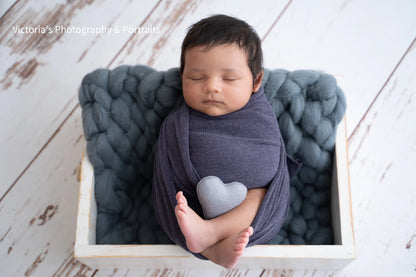 チャンキーヤーン使用のブランケット　23色