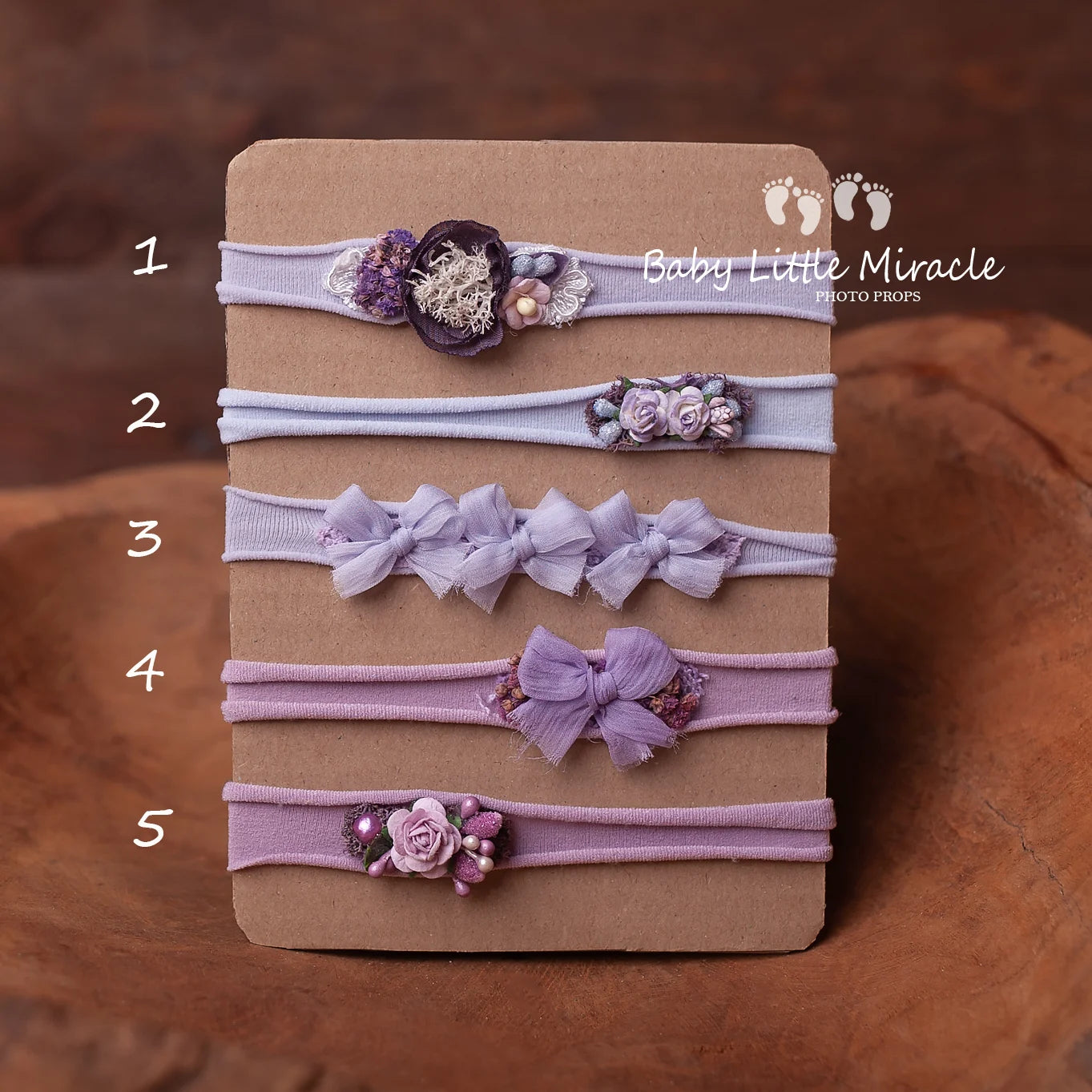 ヘッドバンド　ラベンダー